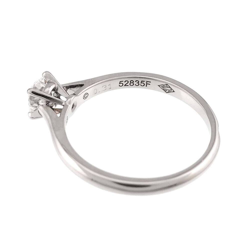 CARTIER Authentic Silver Diamond Ring - Picture 4 of 10